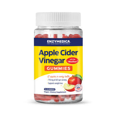 Enzymedica Apple Cider Vinegar Gummies bottle with The Mother for convenient daily use