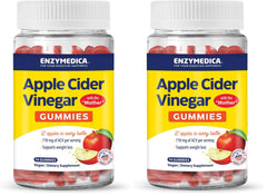 Enzymedica Apple Cider Vinegar Gummies bottle shows tasty, convenient daily use