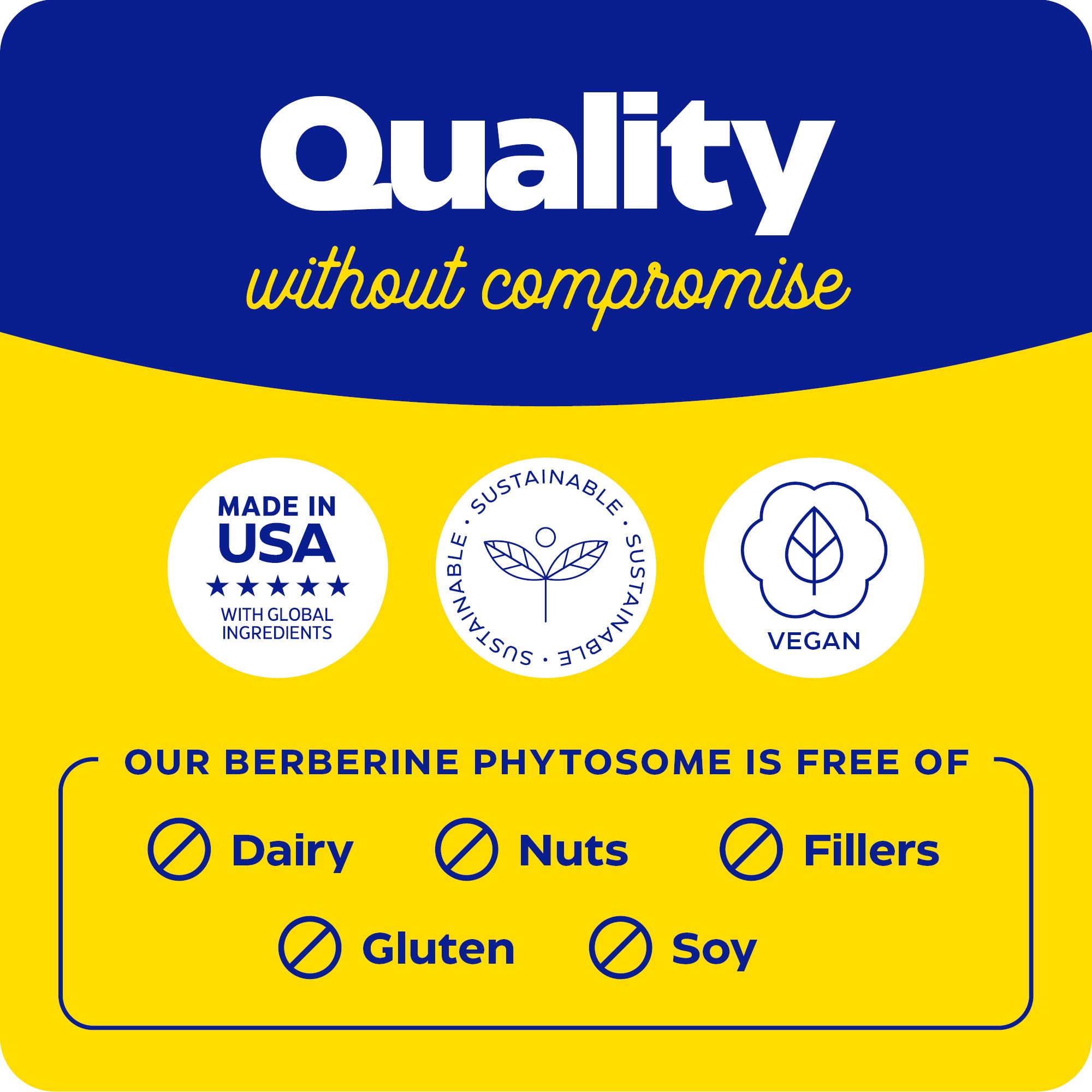 Enzymedica Berberine Phytosome bottle label close-up, focusing on ingredients and phytosome tech.