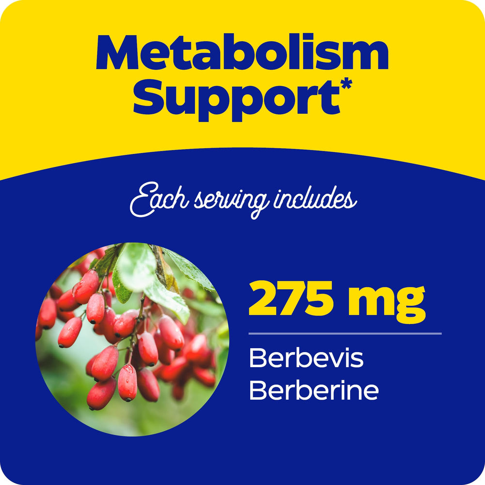 Enzymedica Berberine Phytosome packaging front, clean design communicates quality.