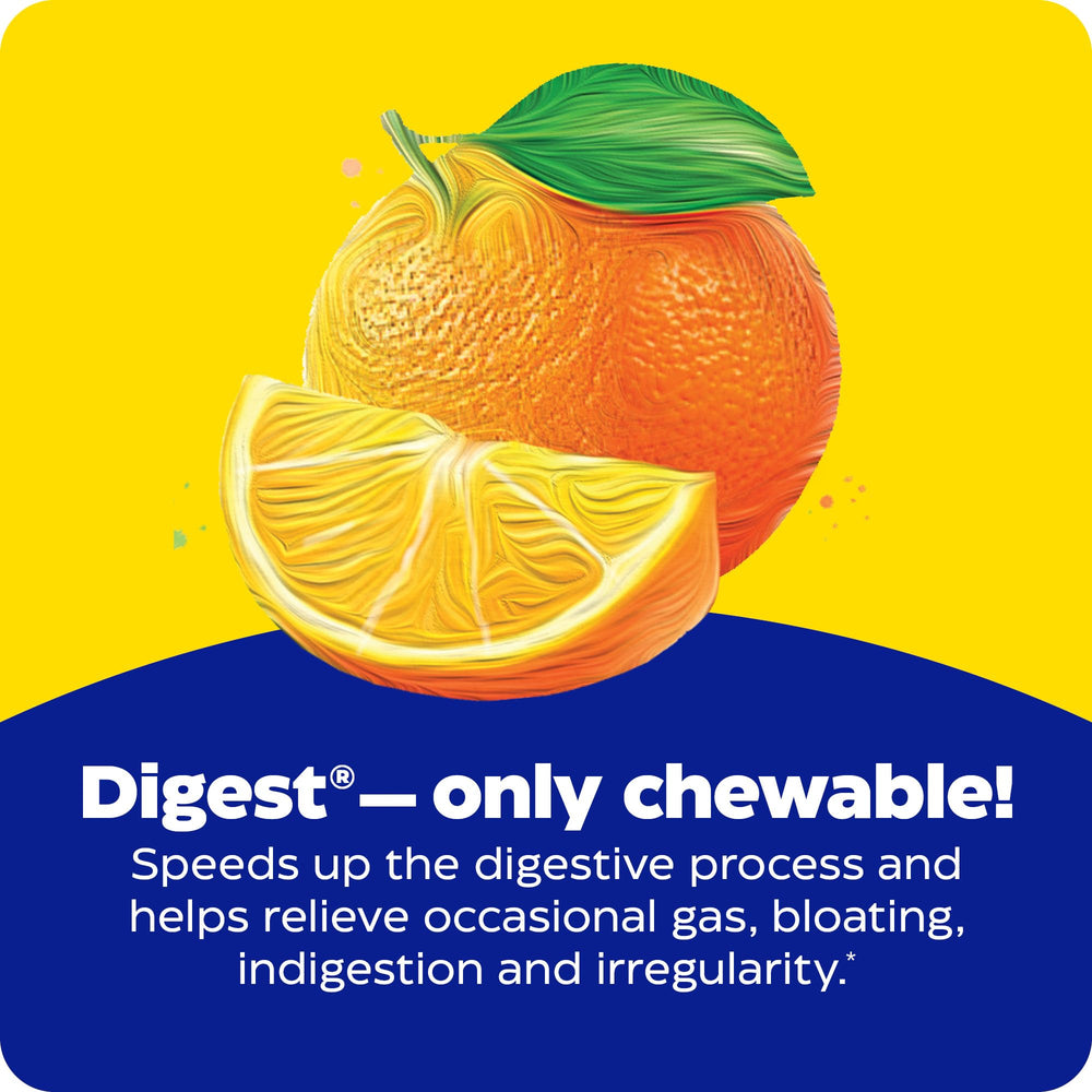 Enzymedica Digest Chewable Thera-blend enzyme icon signals broad activity
