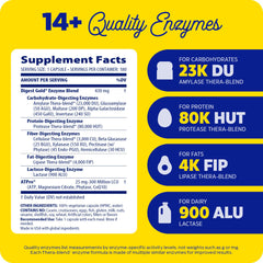 Enzymedica Digest Gold ATPro label hero emphasizes purity and vegan certification.