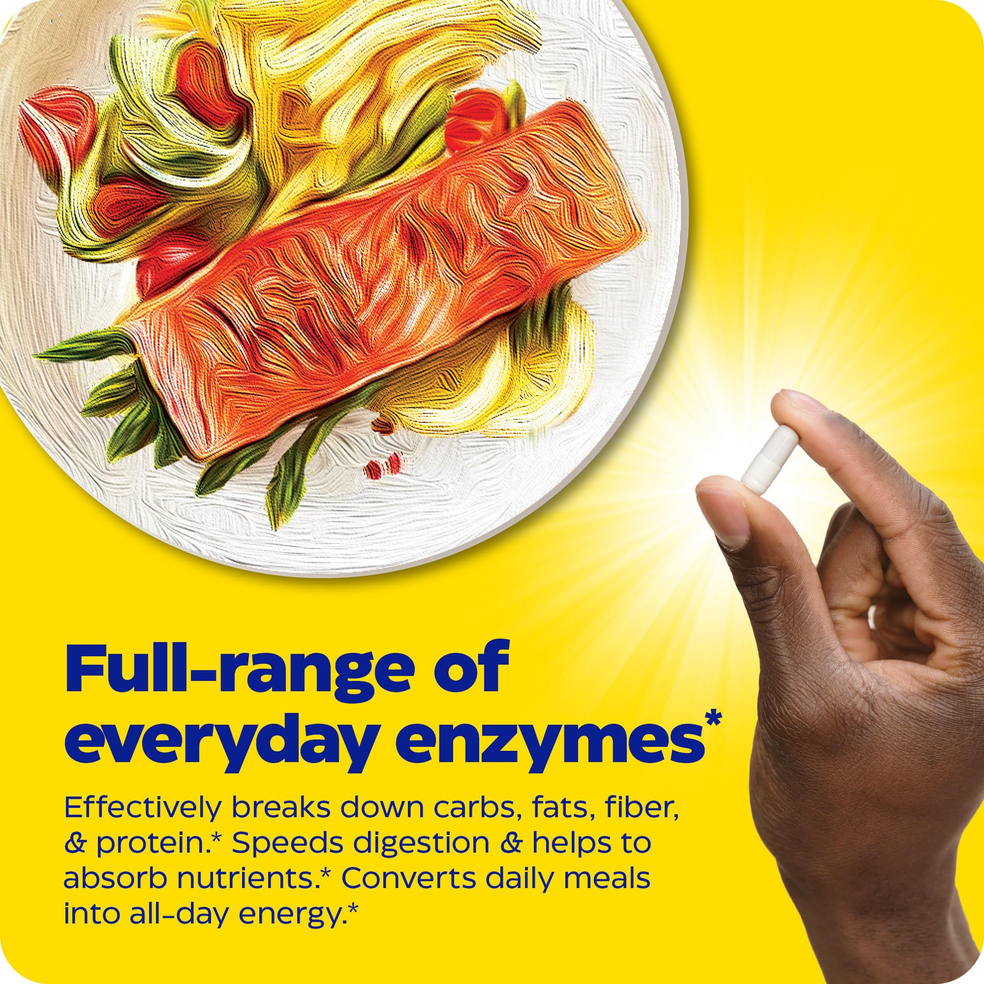 Enzymedica Digest recyclable packaging and eco-friendly label.