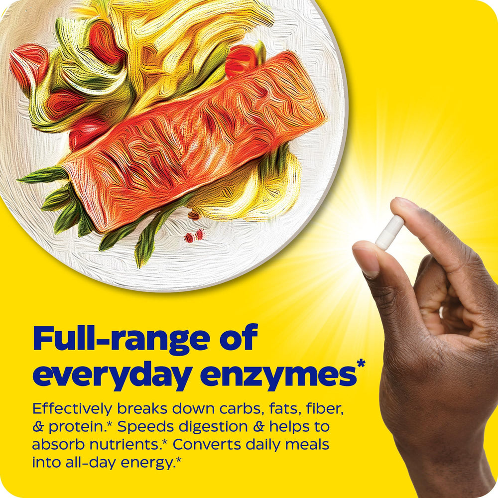 Enzymedica Digest recyclable packaging and eco-friendly label.