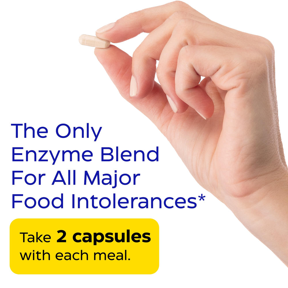 Thera-blend technology enhances enzyme activity throughout digestion.