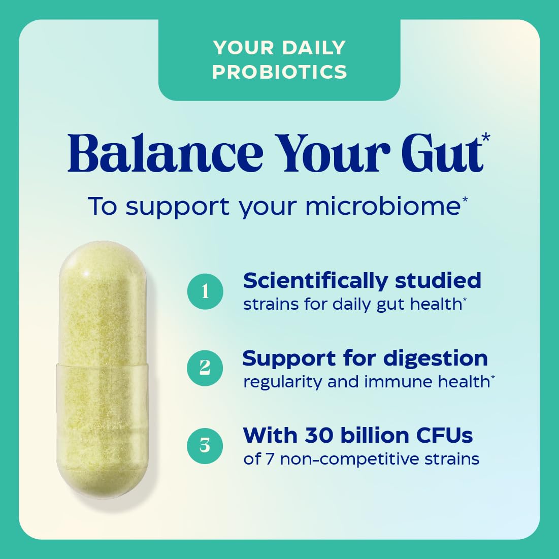Enzymedica Dinner Duo close-up reveals 7 live strains for gut balance