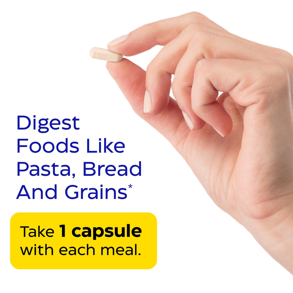 Enzymedica GlutenEase uses DPP-IV and Thera-blend for gluten and casein support