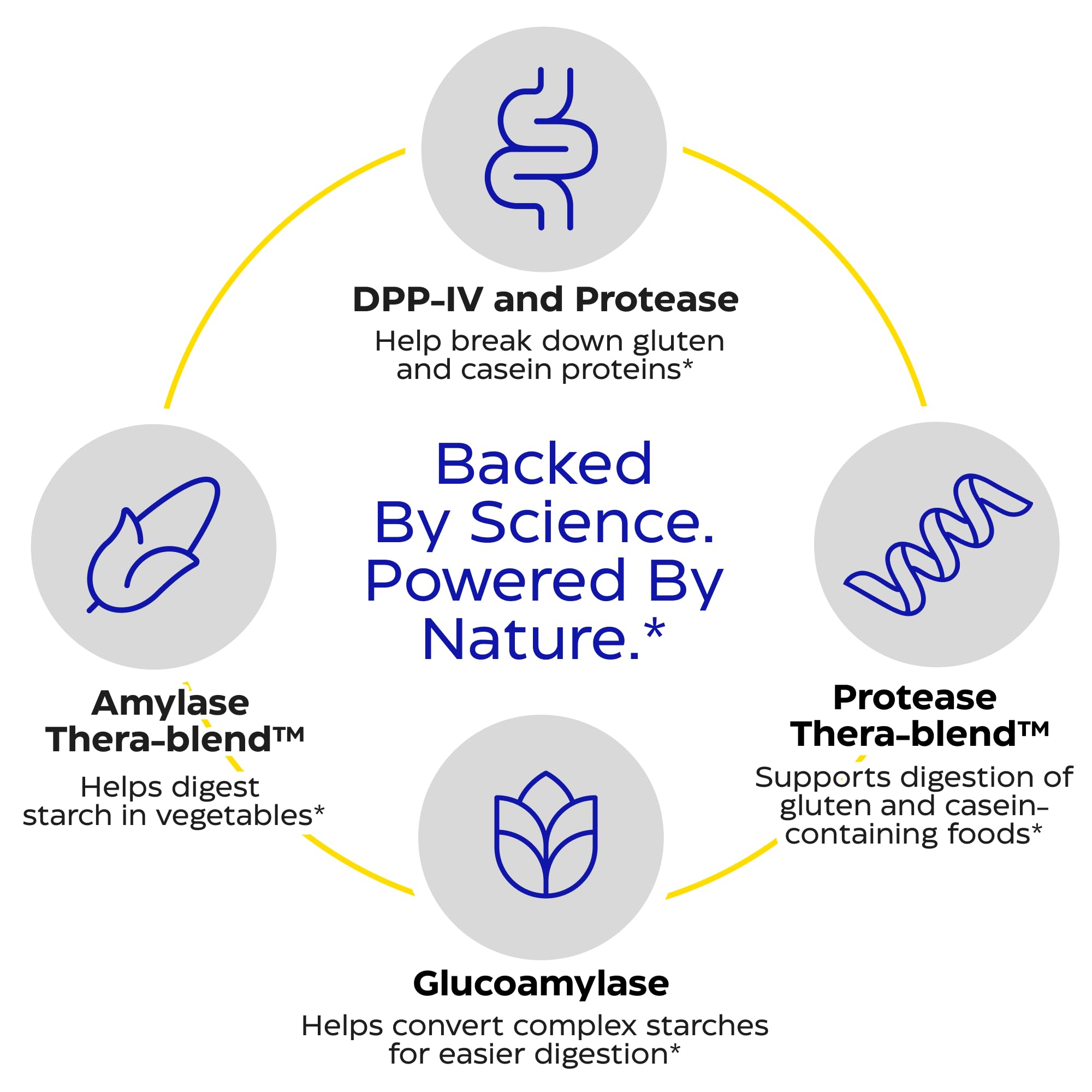 Dosing suggestion on packaging for Enzymedica GlutenEase Extra Strength