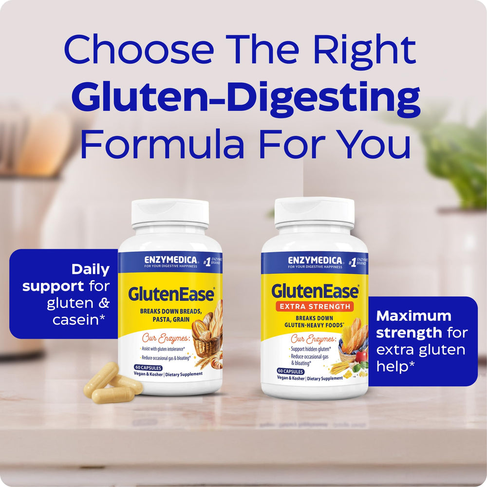Enzymedica GlutenEase is vegan and kosher certified