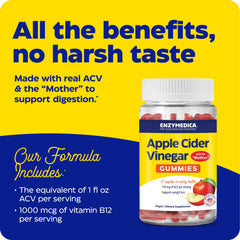 Enzymedica gummies featuring The Mother highlighting natural fermentation and flavor