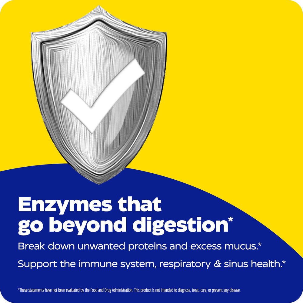 Enzymedica Immune Defense regular-strength on shelf conveys ready-to-use immune care.