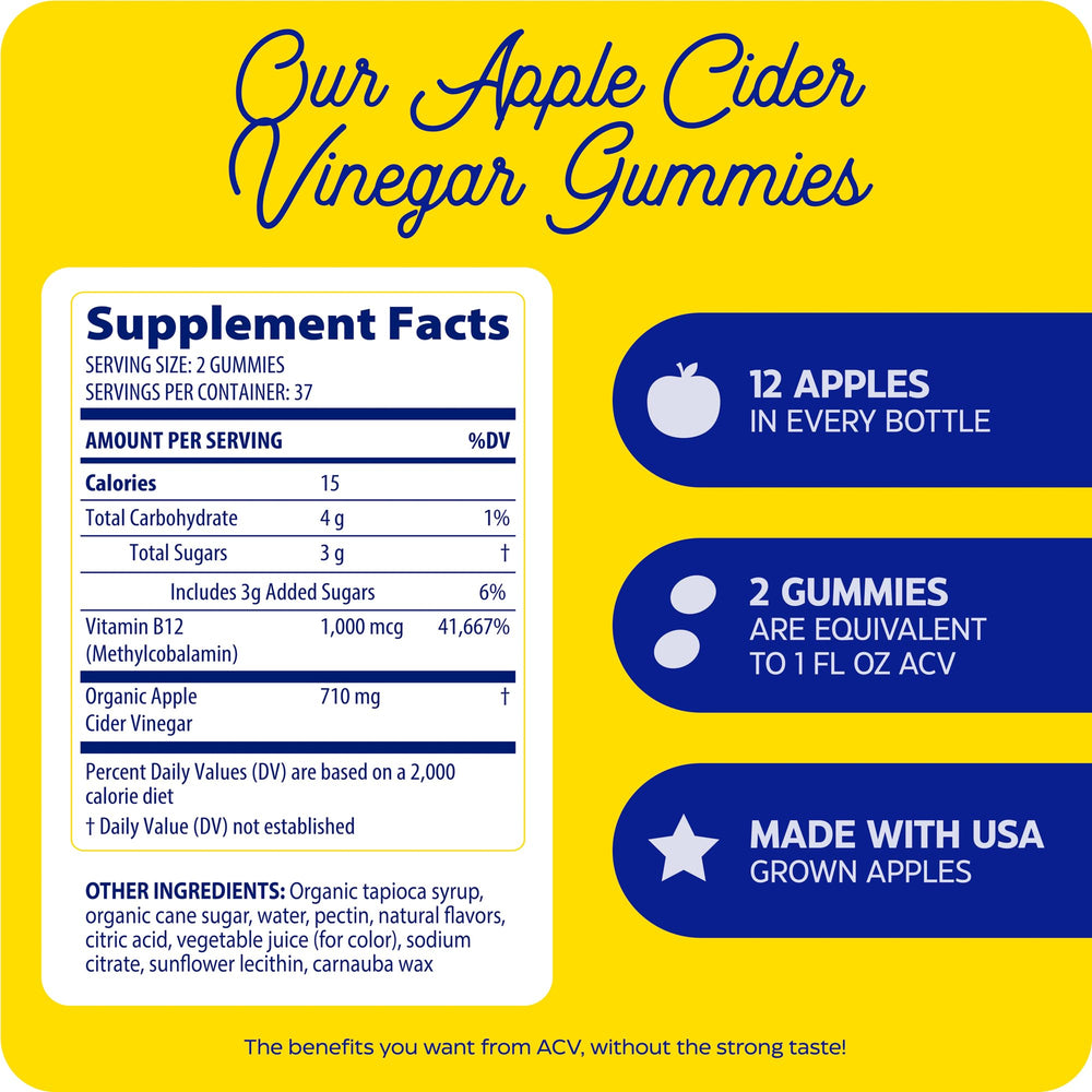 Enzymedica all-natural apple flavor gummies support a convenient daily ritual