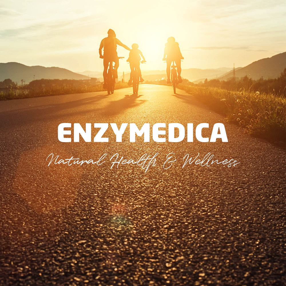 Enzymedica Repair Gold dosage reference card or bottle insert for timing guidance.