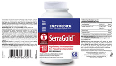 Enzymedica SerraGold capsules arranged for easy dosing