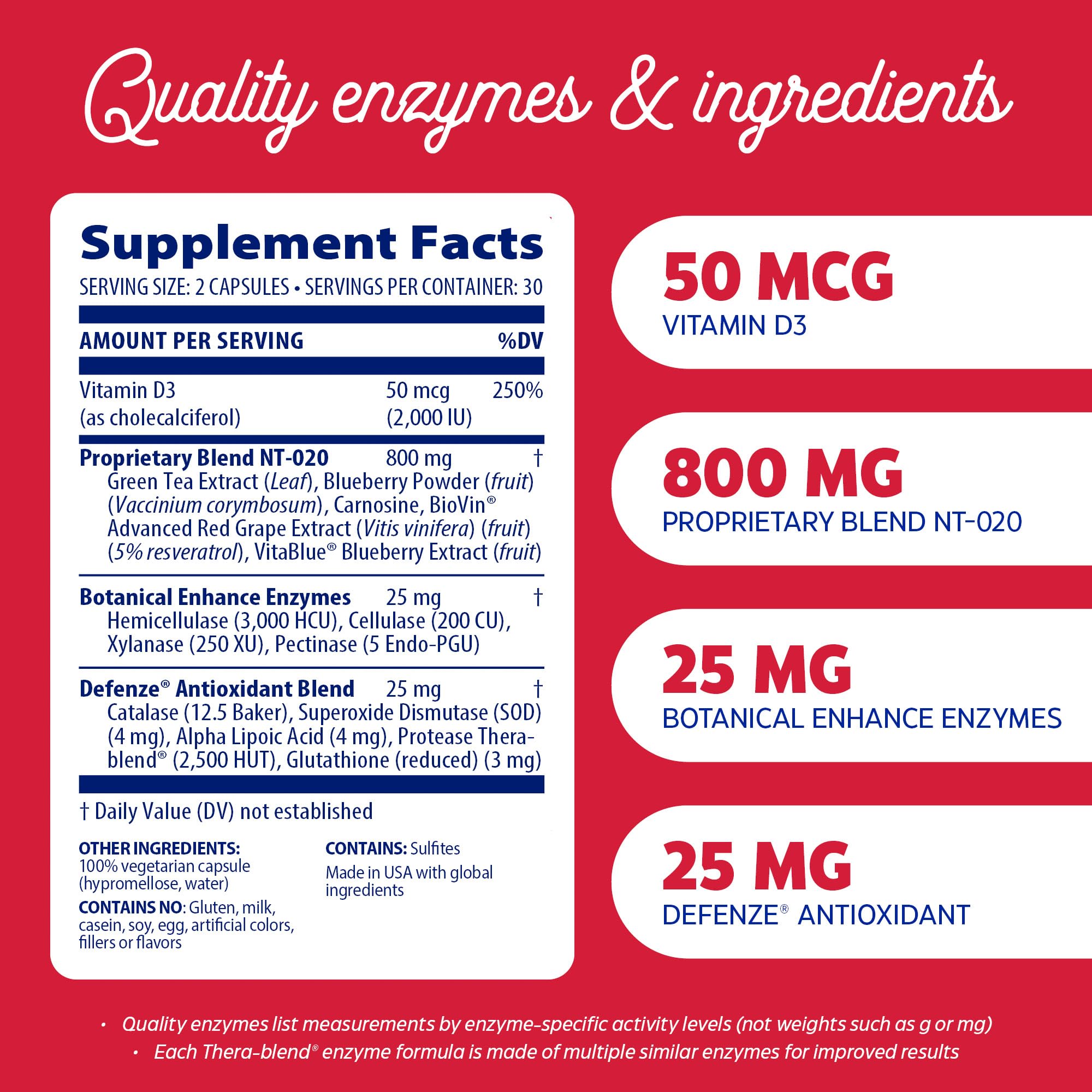 Enzymedica Stem XCell capsules shown for daily use and wellness.