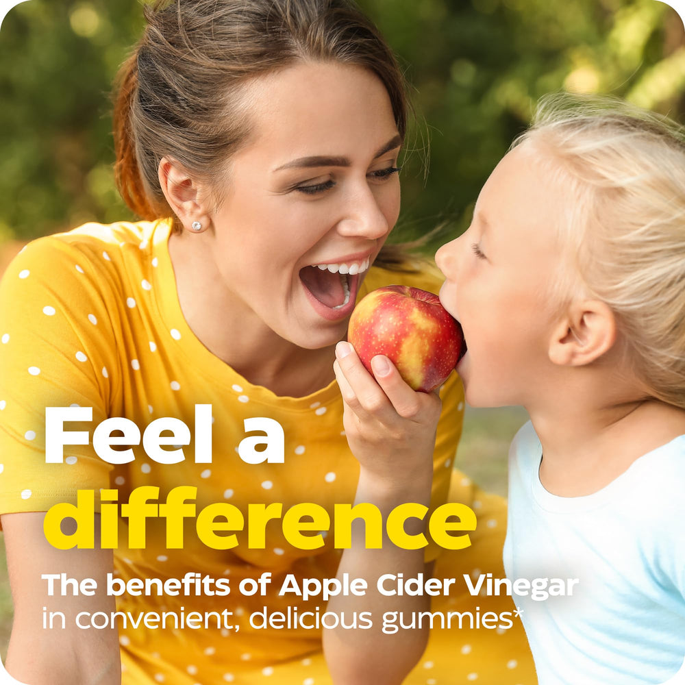 Enzymedica product with USA-grown apples emphasizing real fruit in every bottle