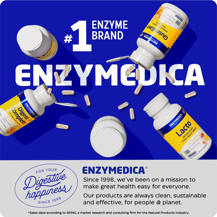 Storage bottle of VeggieGest to help maintain enzyme potency.