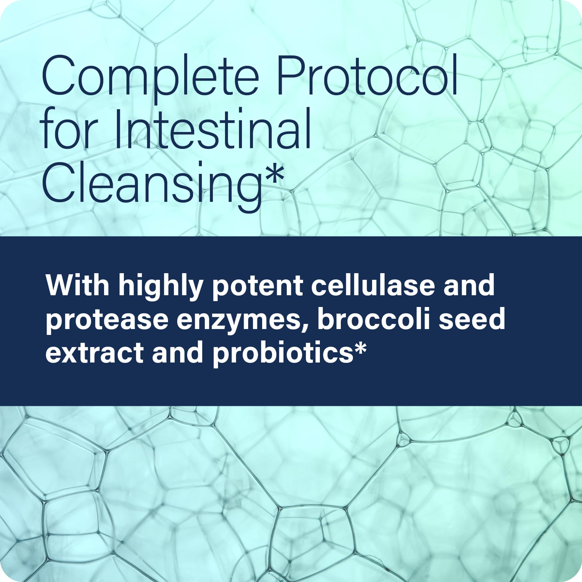 Broccoli seed extract visual element emphasizes plant based ingredient in the formula