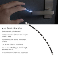 Easy to wear ENZZ anti-static bracelet with secure, comfortable fit