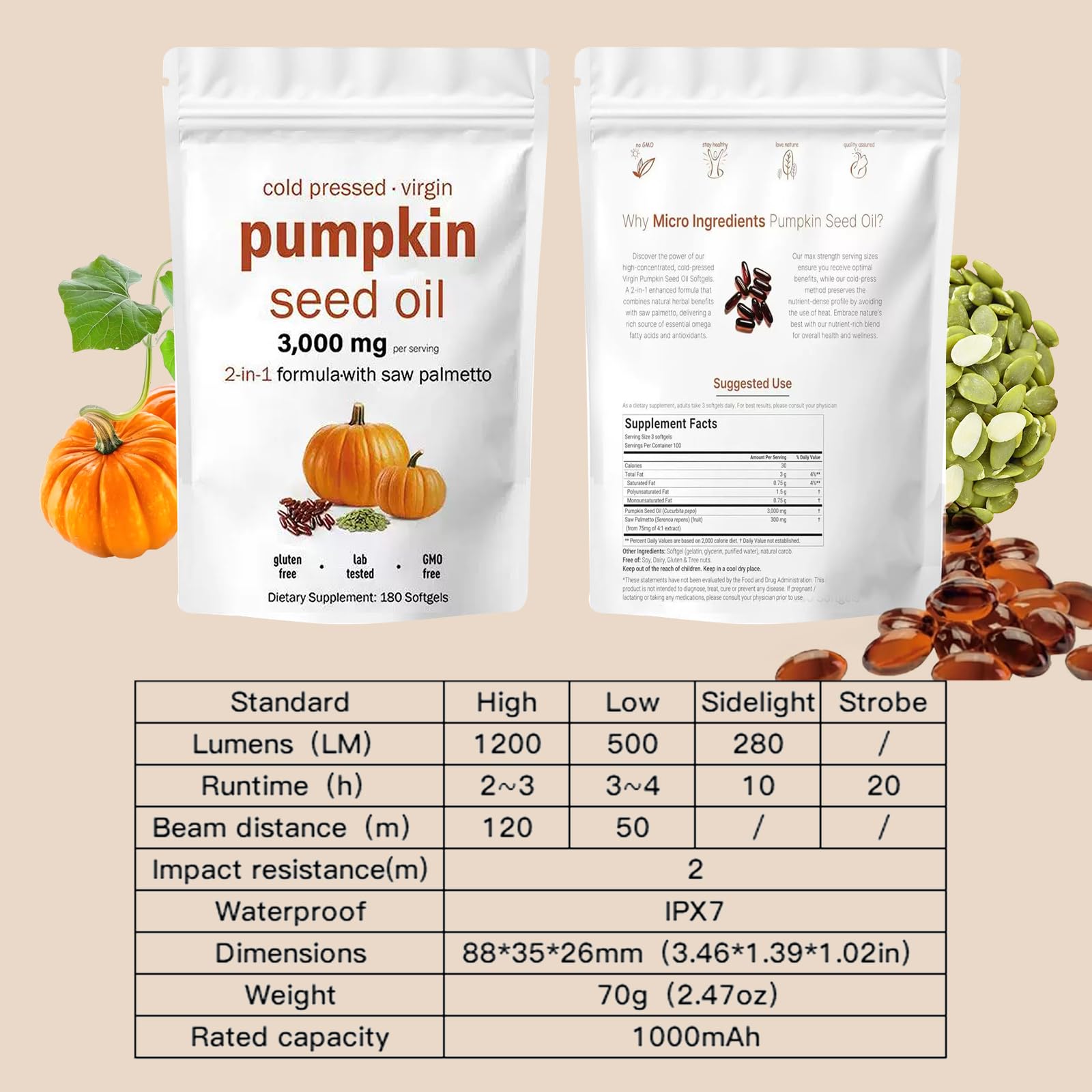 EOQIFJM vegan-friendly non-GMO seal reinforces safety and quality
