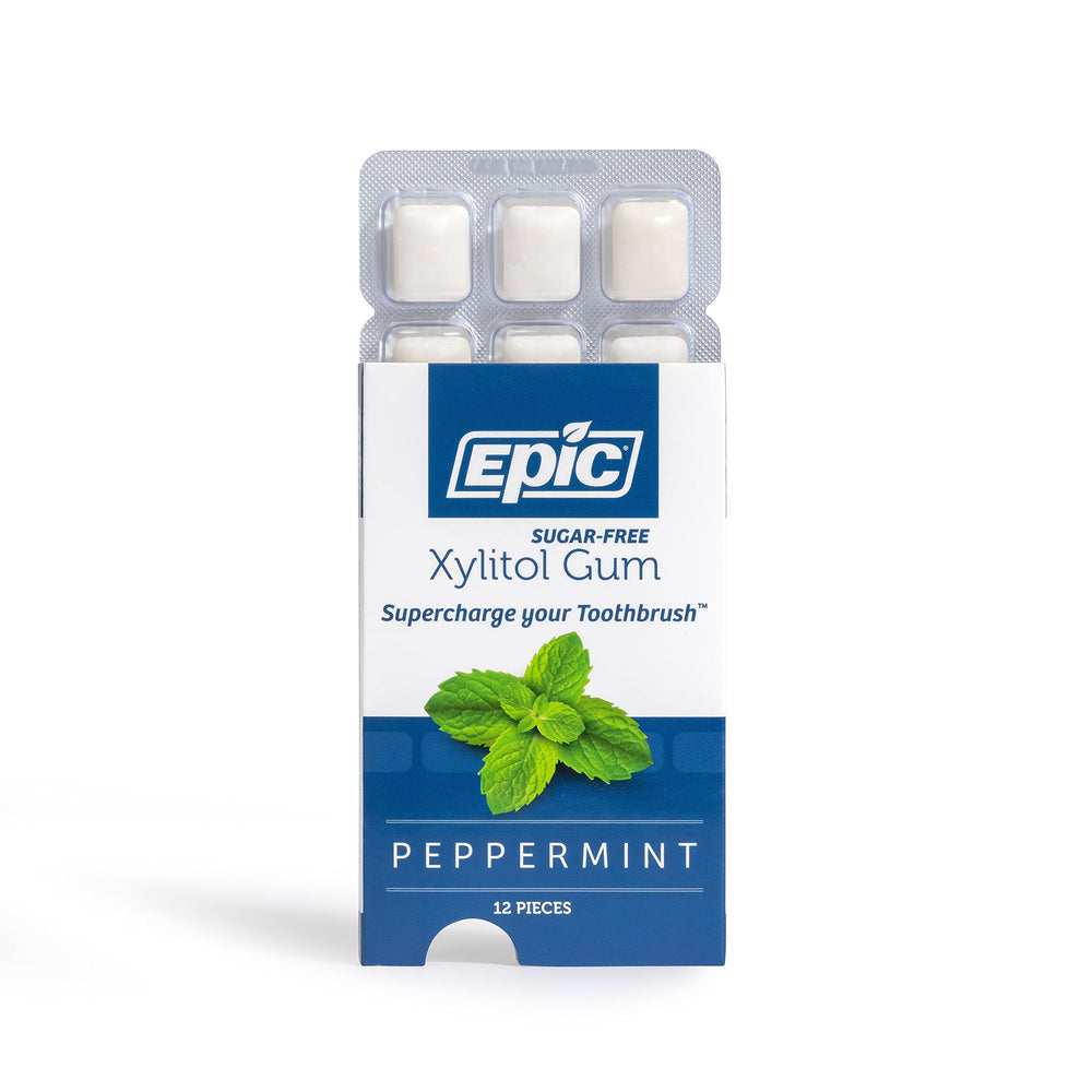 Epic Xilitol Menta: ideal para la rutina diaria después de las comidas.