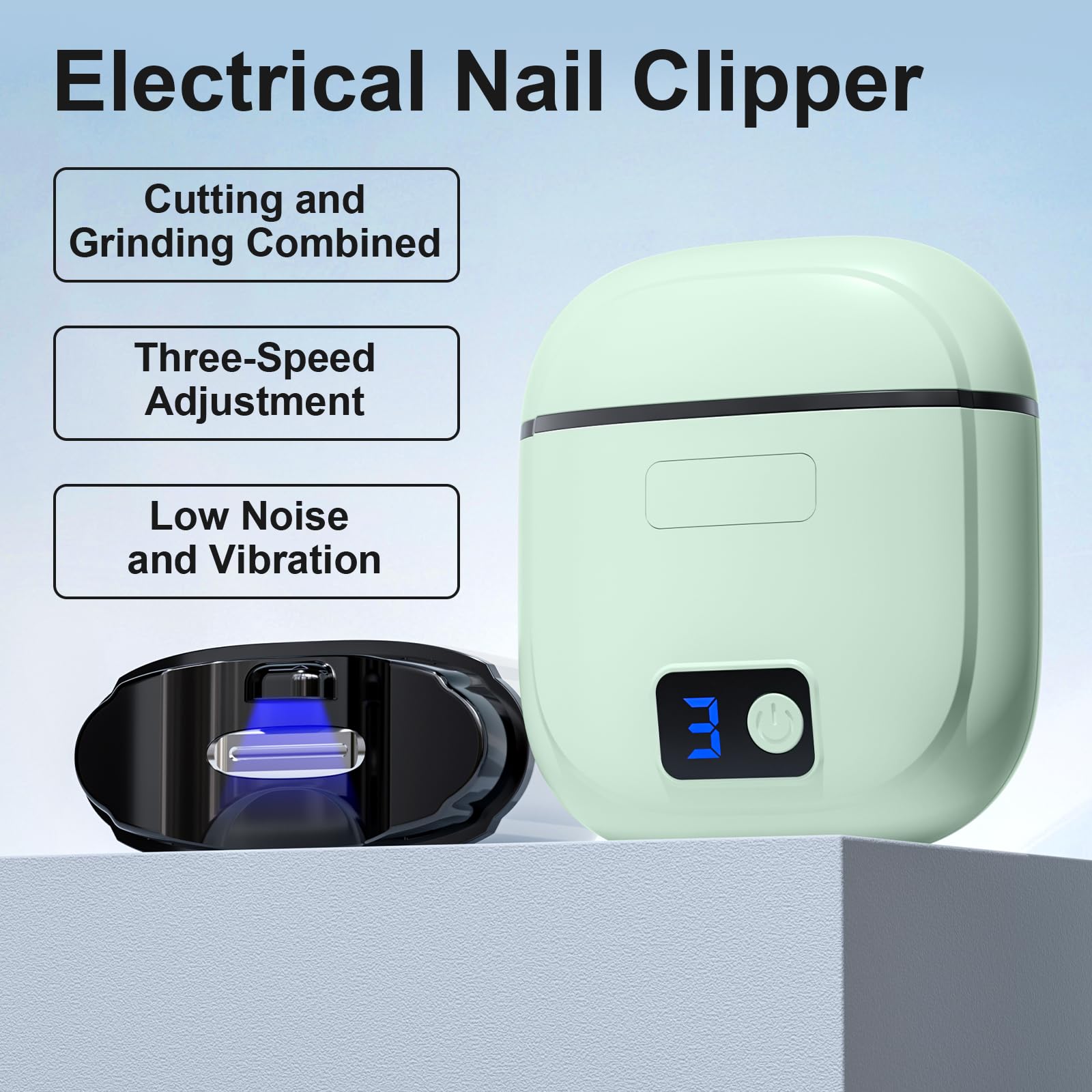 Epinovo USB-C charging keeps your clipper ready for daily use