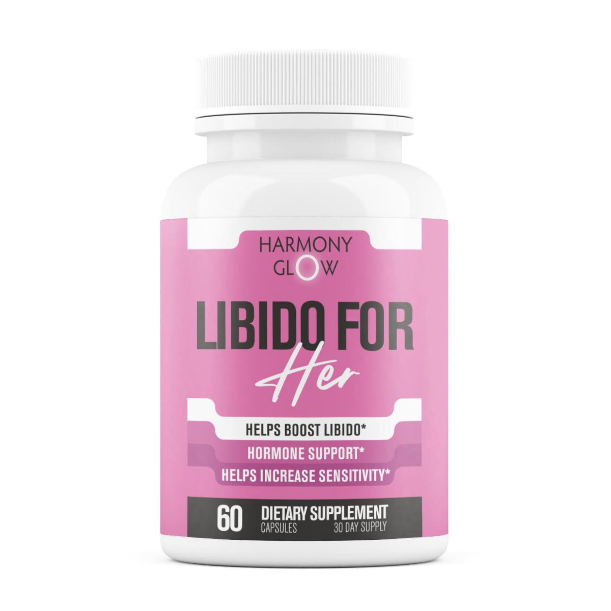 EPN Supplements Libido for HER bottle with capsules for balanced energy and mood.