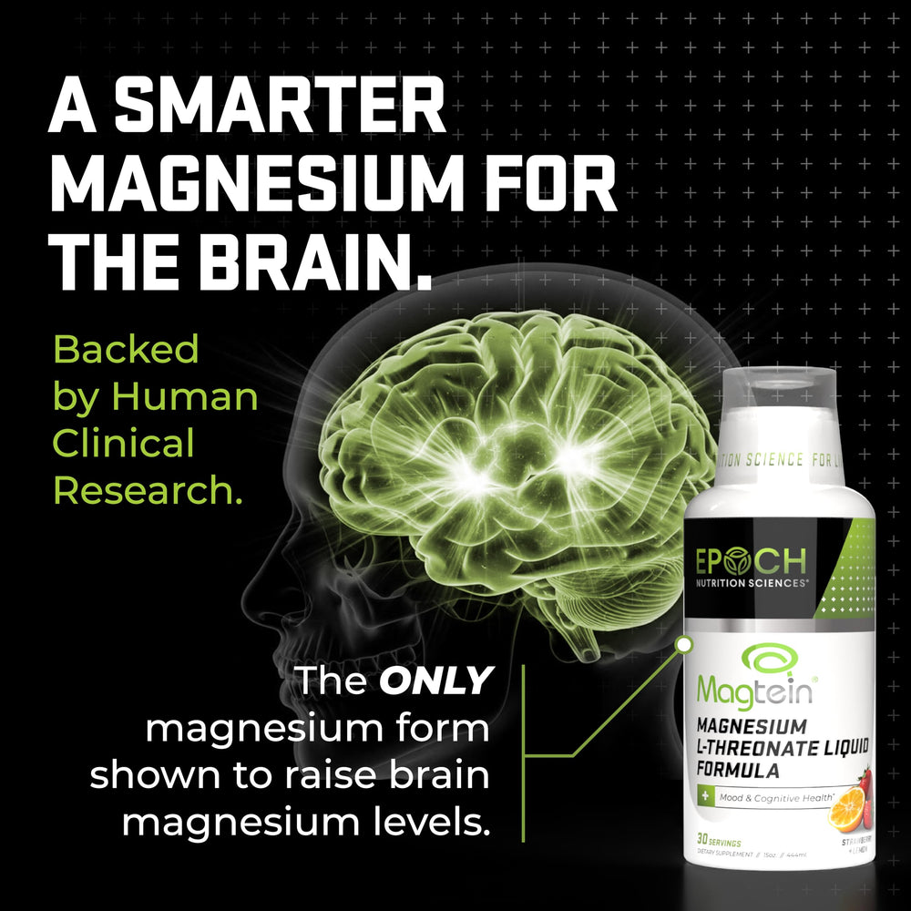 Close-up of the smooth, fast-absorbing liquid texture for daytime brain boost.