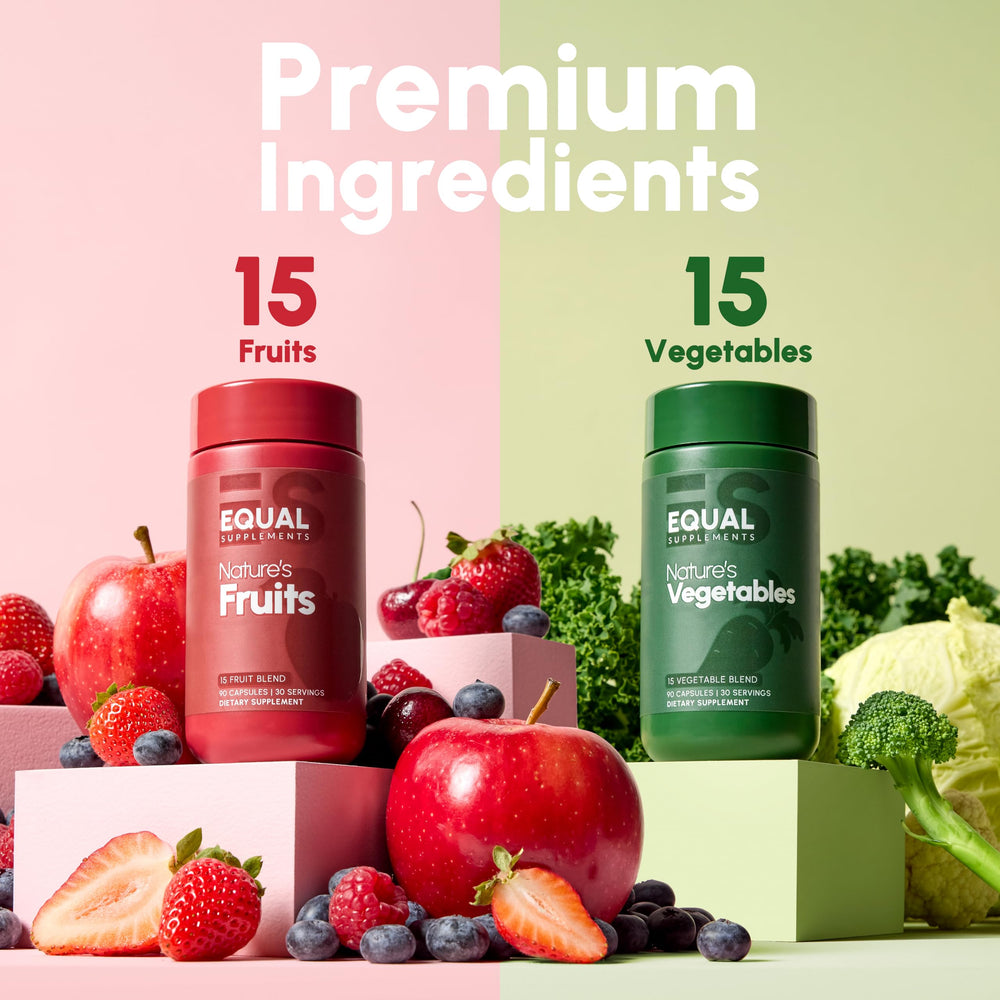 Equal Supplements bottle label with ingredient transparency