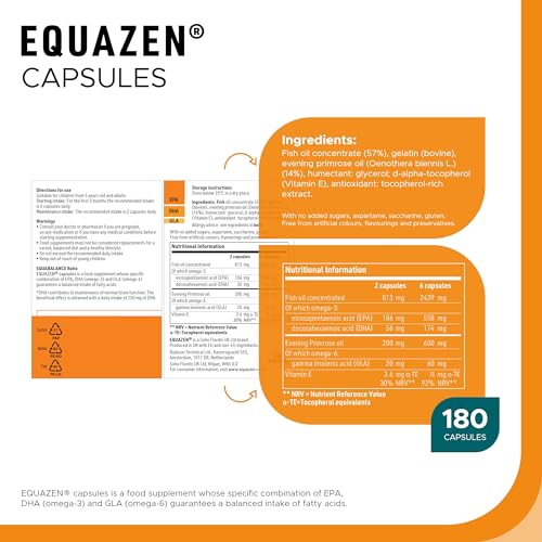 Equazen Eye Q after-school routine with capsules.