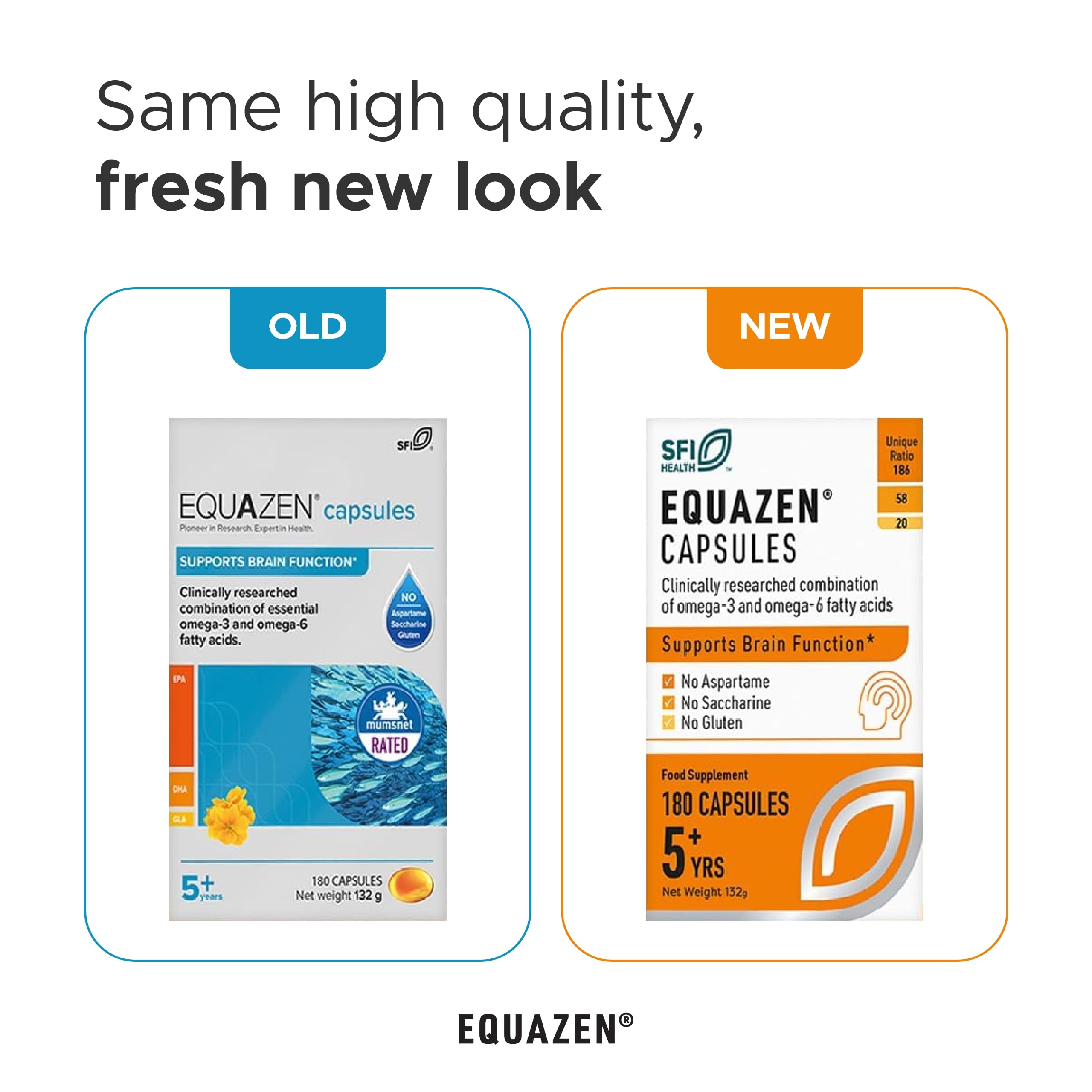 Equazen Eye Q on kitchen counter during everyday wellness routine.