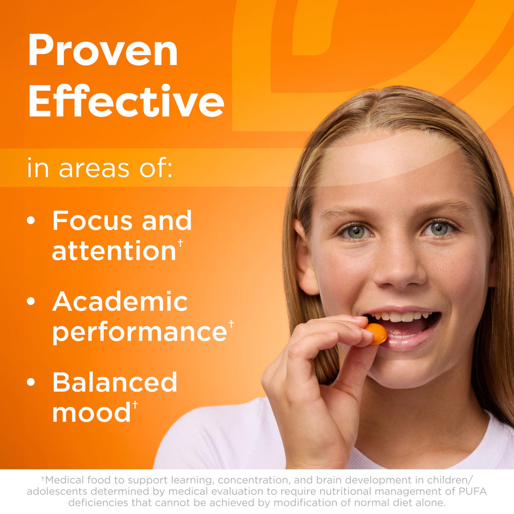 Equazen Pro jelly chew texture highlights easy-to-chew format for kids.