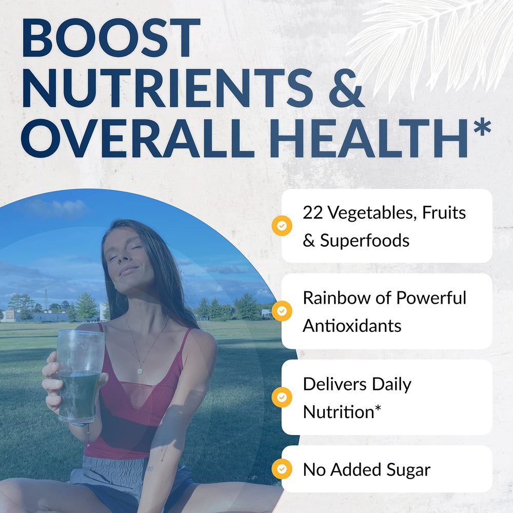 EquiLife 22 superfoods ingredients collage showcases a diverse nutrient mix.