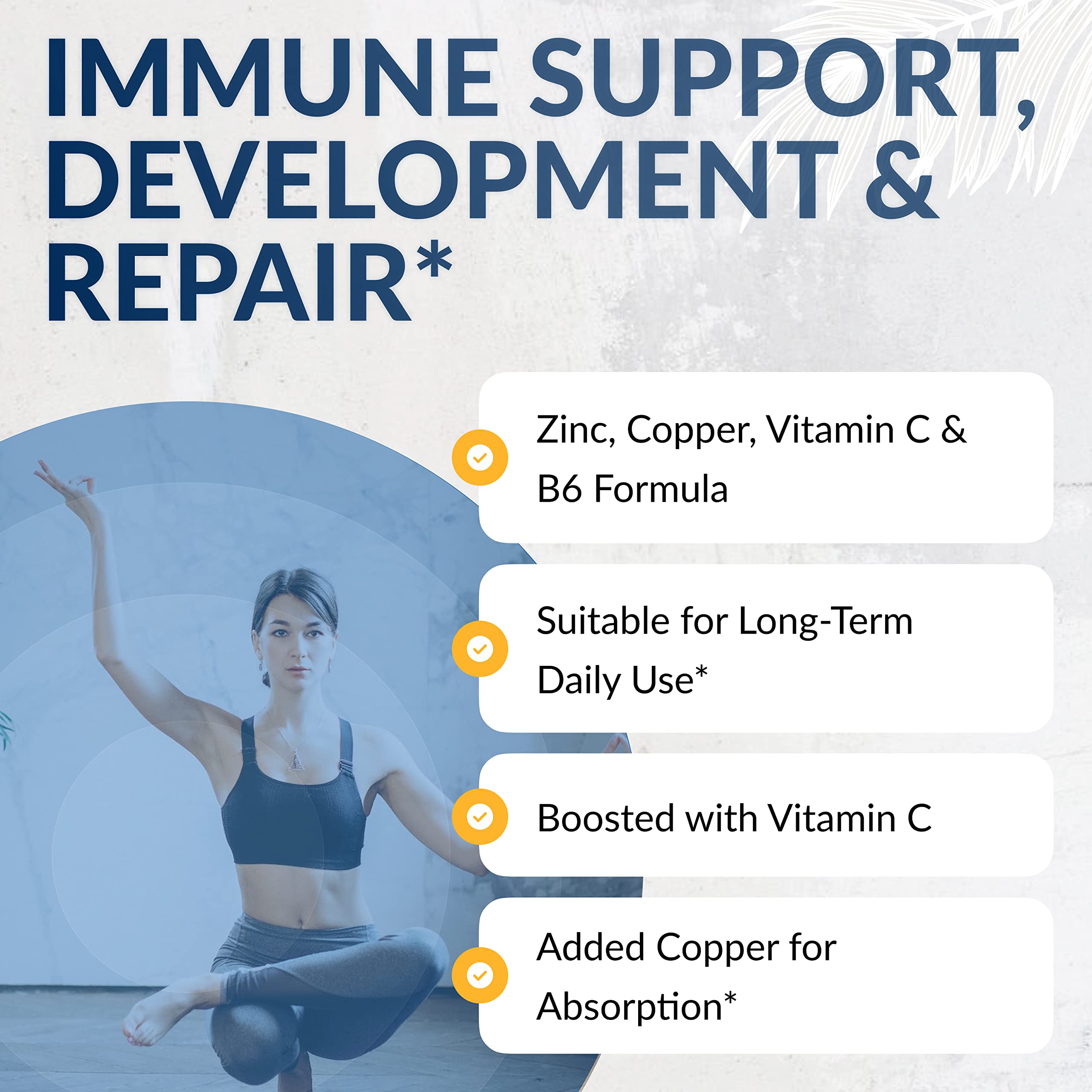 Equilife Balanced Zinc vegan gluten-free badge signals dietary compatibility.