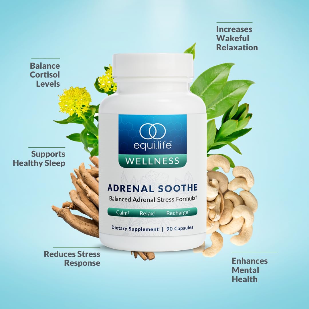 Equilife capsules close-up ready for a simple daily routine.