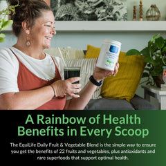 EquiLife Crisp Apple flavor in a glass with water ready to enjoy.
