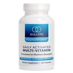 Equilife Daily Activated Multivitamin bottle front view for complete daily nutrition