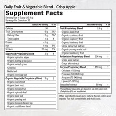EquiLife Daily Fruit & Vegetable Blend pour; easy addition to shakes for nutrition