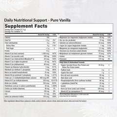 Equilife vanilla plant protein powder for plant based meals and sustained energy.