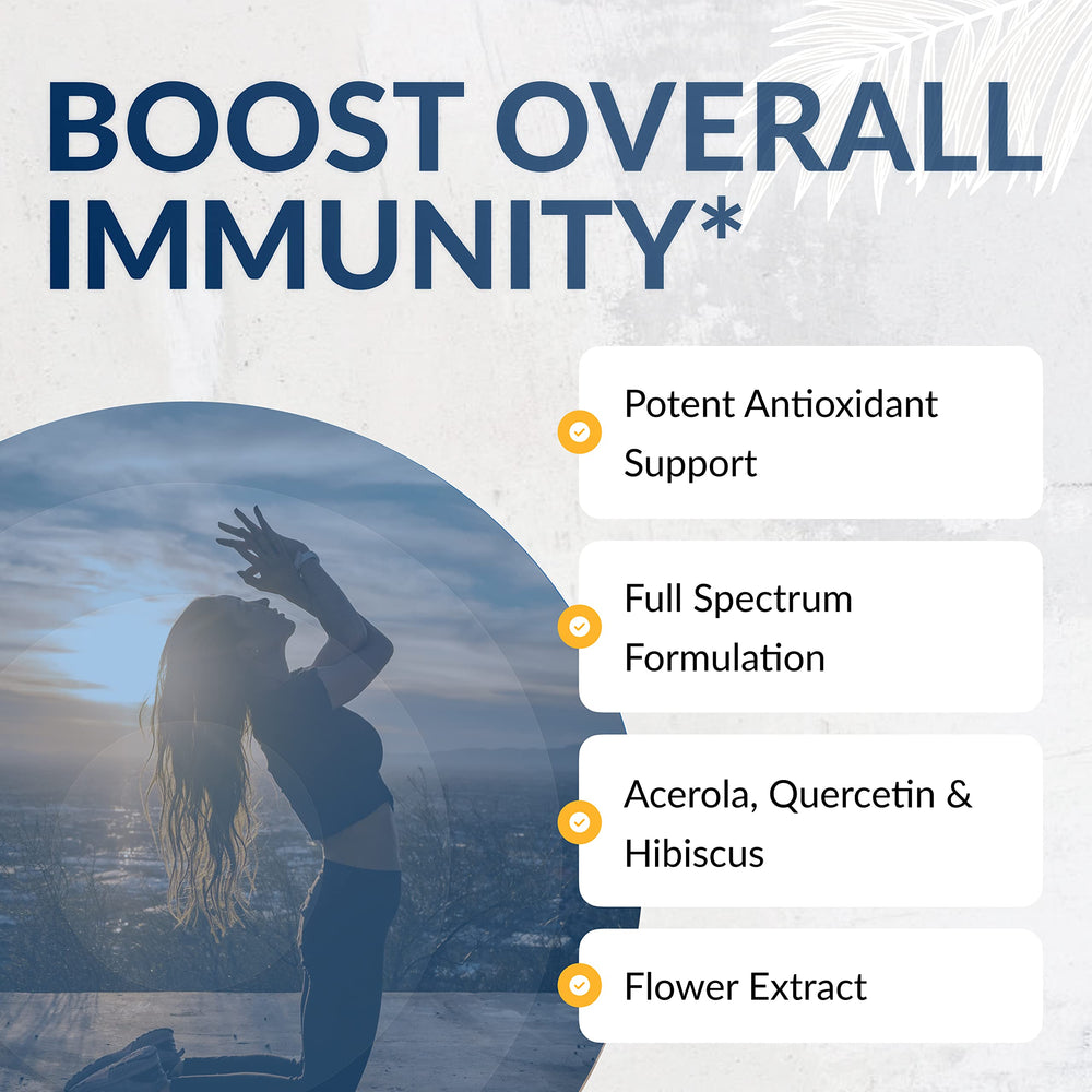 Equilife hibiscus flower close-up showcasing plant-based antioxidant profile.