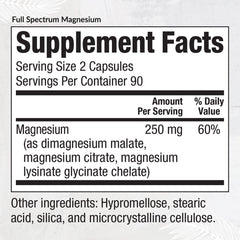 Equilife magnesium citrate capsules shown on bottle for easy daily intake.