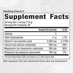 Equilife vitamin C powder dissolving in water for smooth absorption.