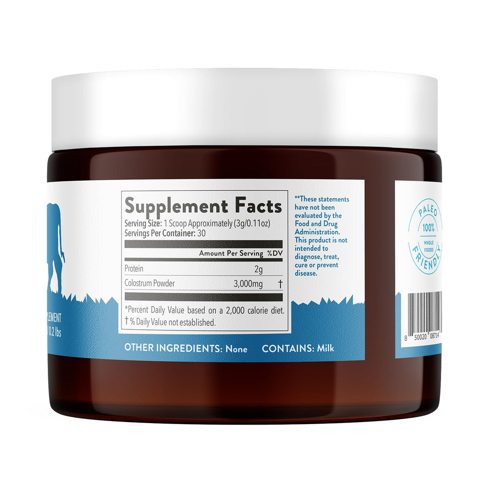 Equip Core Colostrum powder kitchen setup suggests convenient daily ritual for health-focused routines.