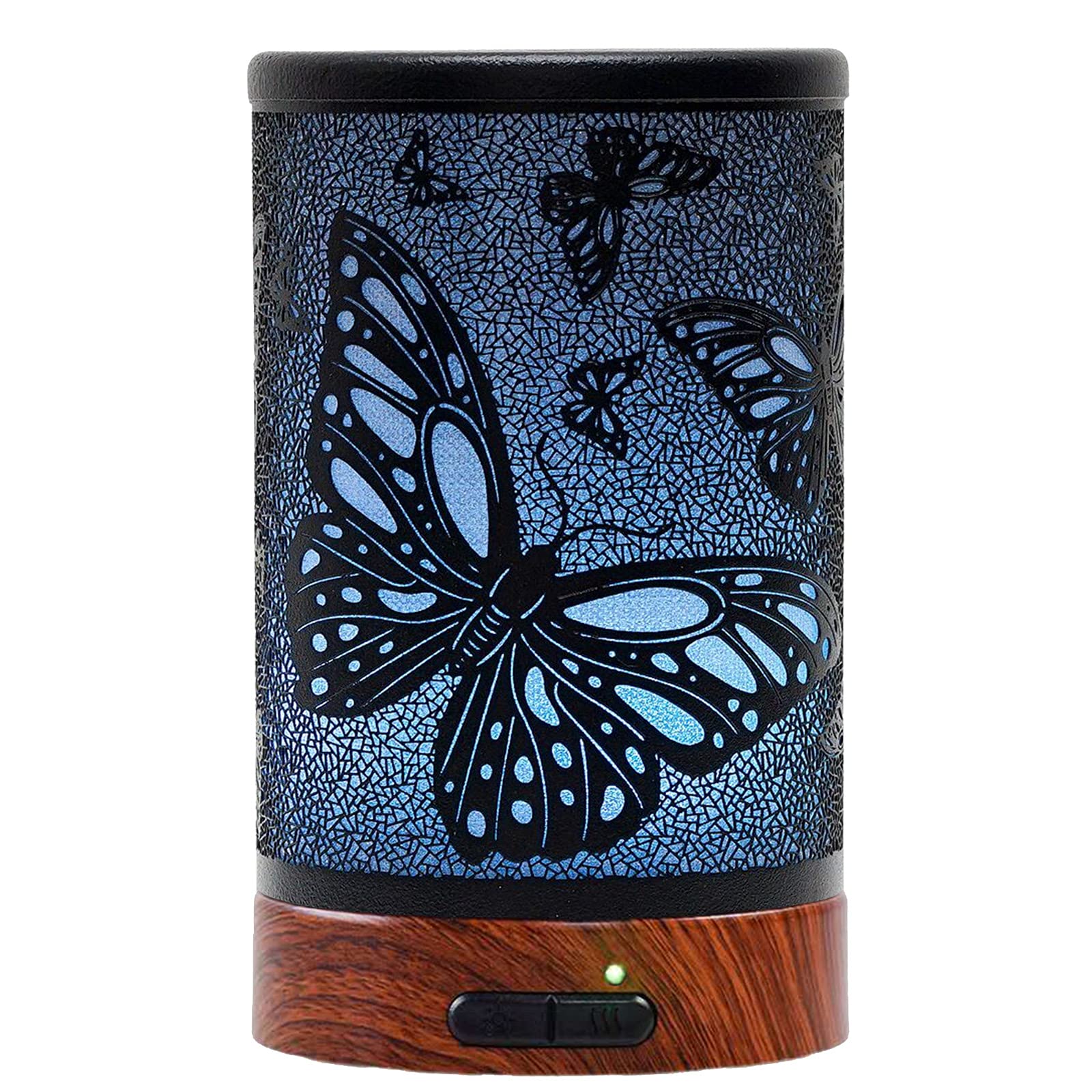 EQUSUPRO butterfly-pattern metal diffuser cover adds stylish decor for calm aromatherapy