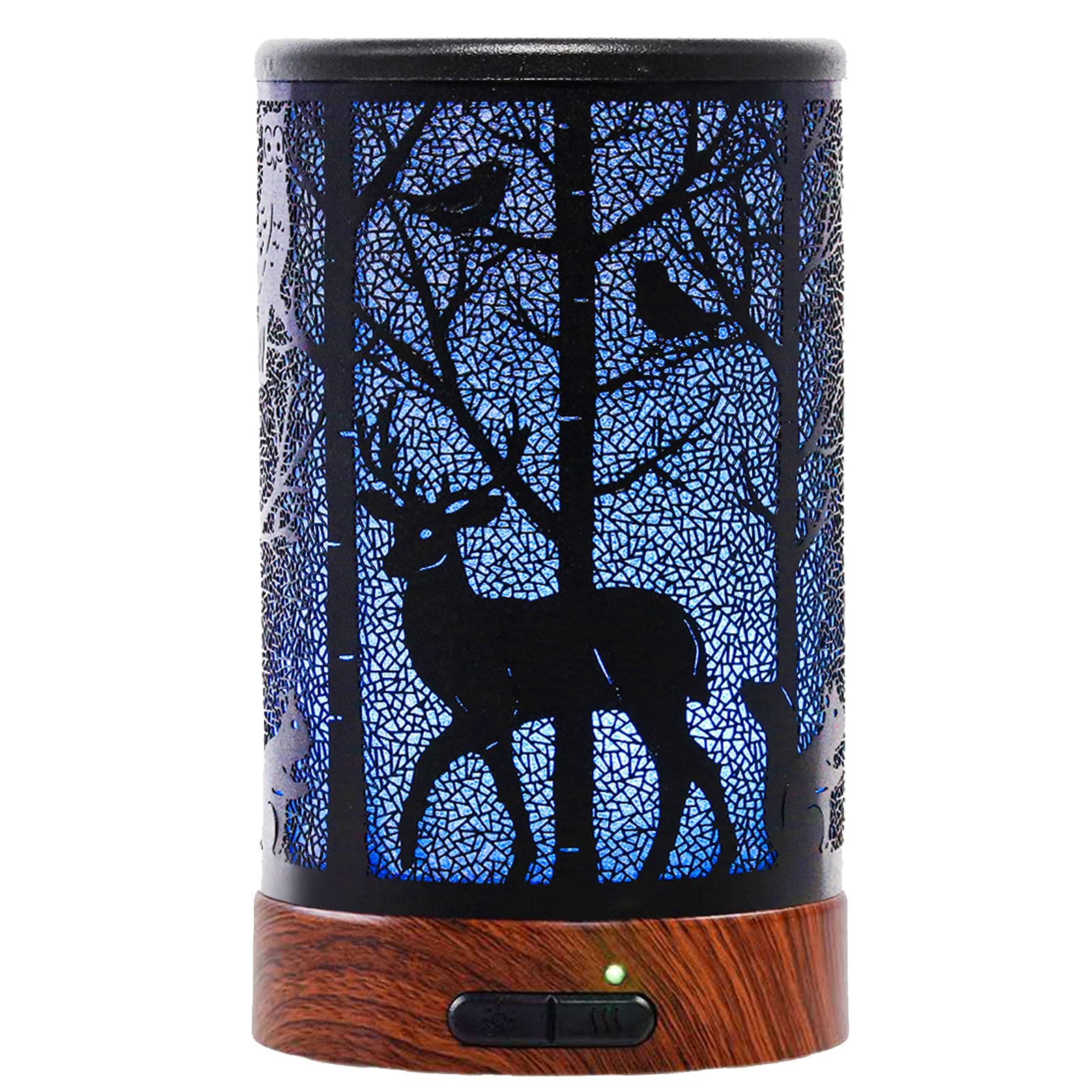 EQUSUPRO deer-pattern diffuser cover adds modern style to living rooms.