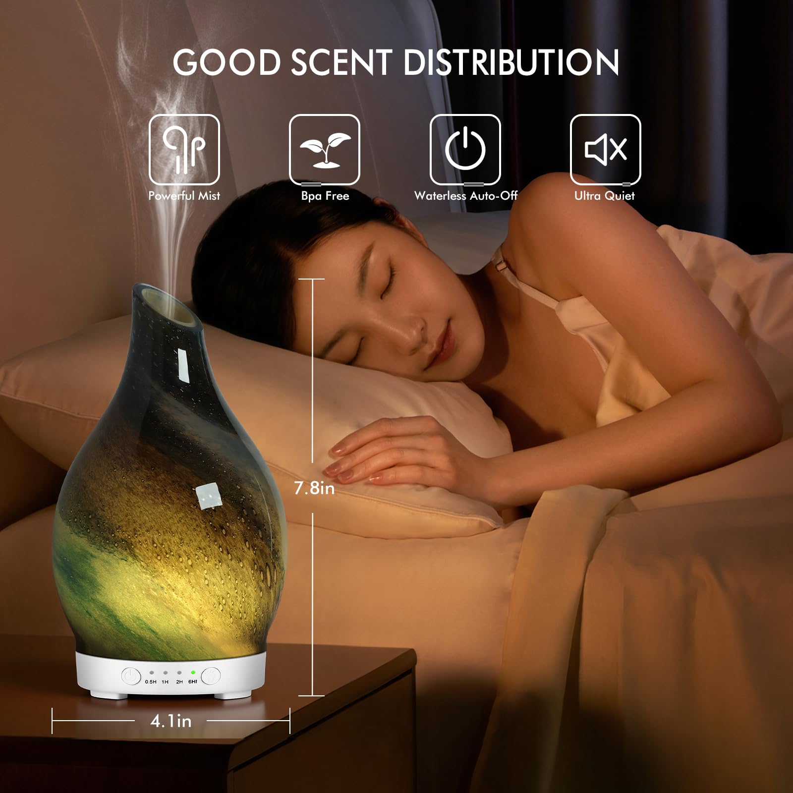EQUSUPRO four timer options let you tailor mist duration.