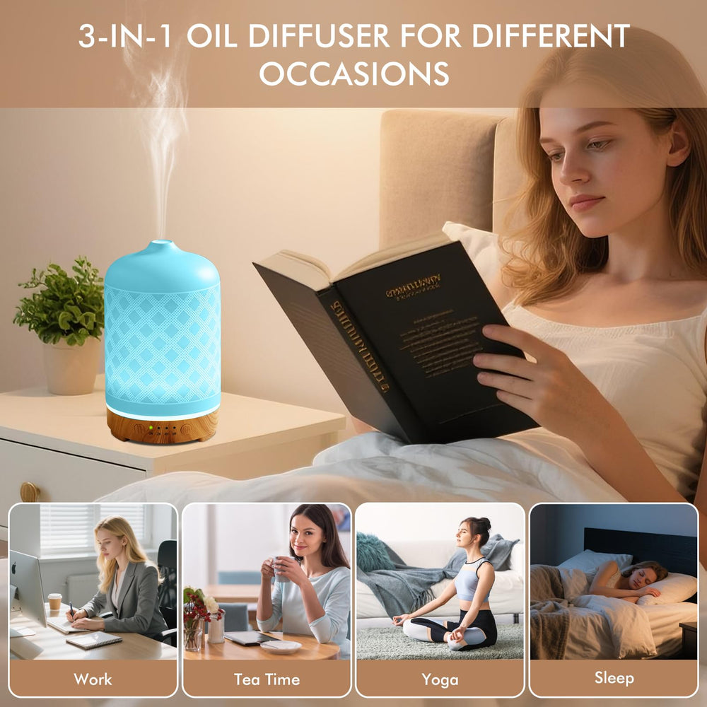 EQUSUPRO diffuser features auto shut-off for safe overnight use