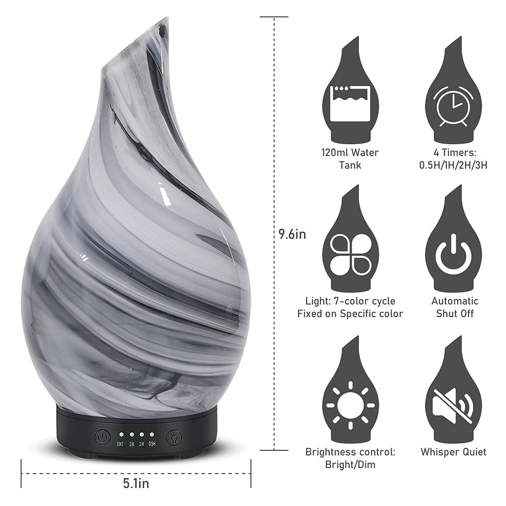 EQUSUPRO diffuser auto shut-off protects the unit as water runs low.