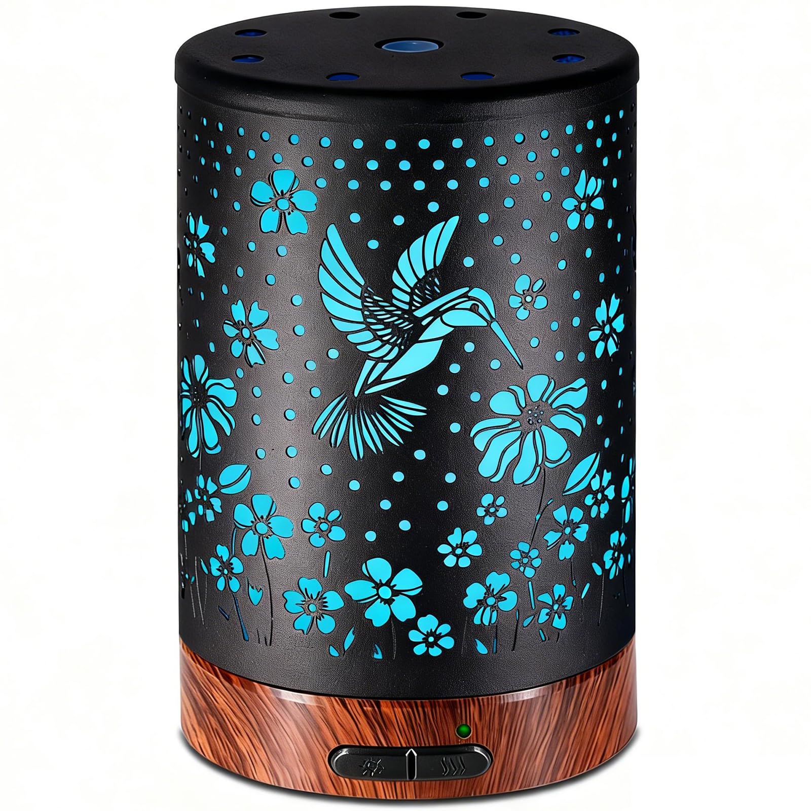 EQUSUPRO diffuser with hummingbird metal cover for elegant home decor