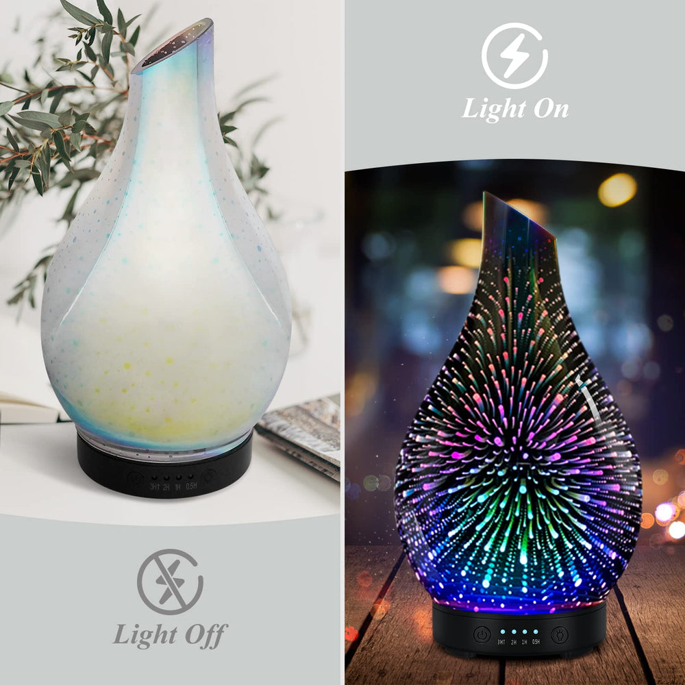 EQUSUPRO diffuser LED color cycle for mood lighting and relaxation